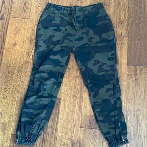 Camo Print Joggers